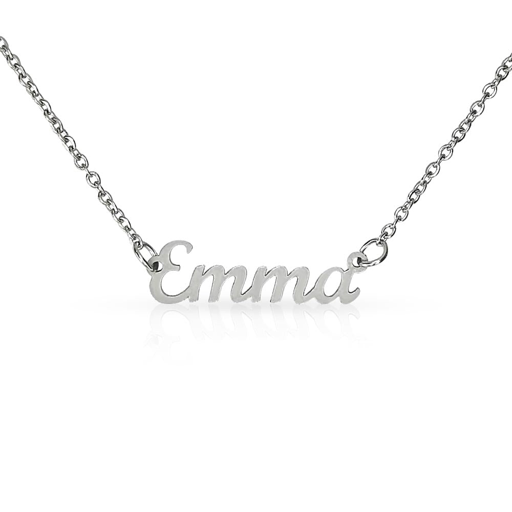 TO MY DAUGHTER CHAPTERS SQUEEZED NAME NECKLACE GIFT SET