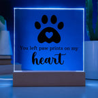 Keepsake Acrylic Bundle - You Left Pawprints In My Heart